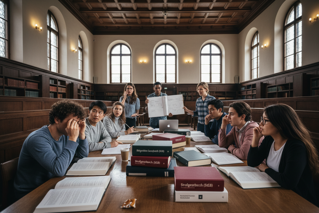 Das institutionelle Informationsdefizit im Jurastudium: Für jeden Rechtsstreit eine Lösung, aber blind für die eigenen Probleme.