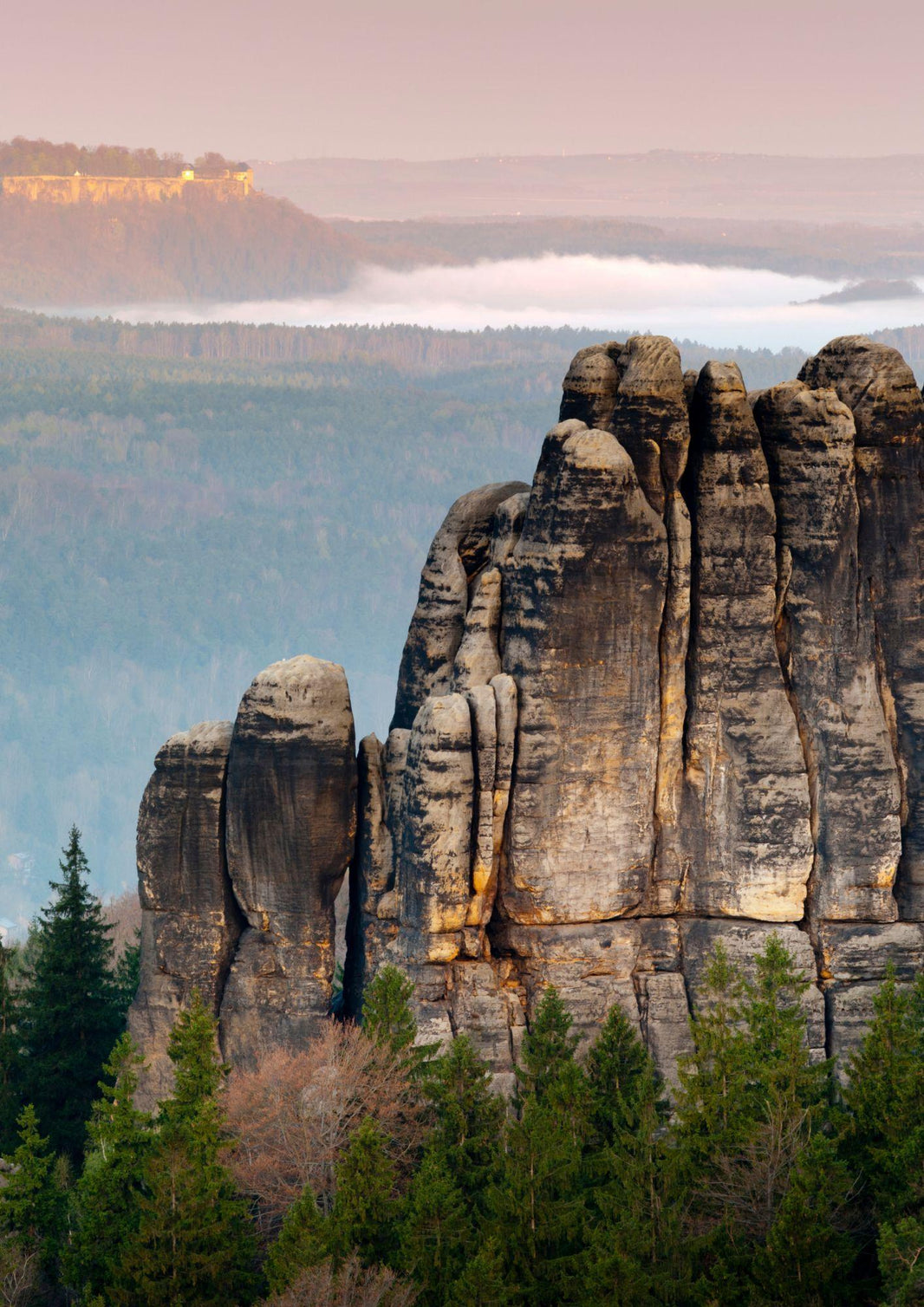 Die Bastei bleibt im Nationalpark Sächsische Schweiz