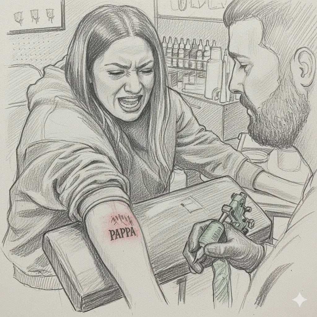 Rechtschreibfehler bei Tattoos Law School Germany