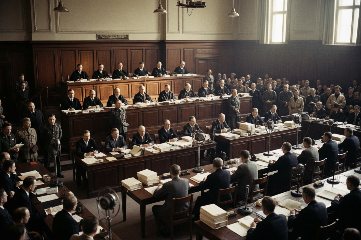 Der Nürnberger Prozess (1945–1946): Grundstein des modernen Völkerstrafrechts