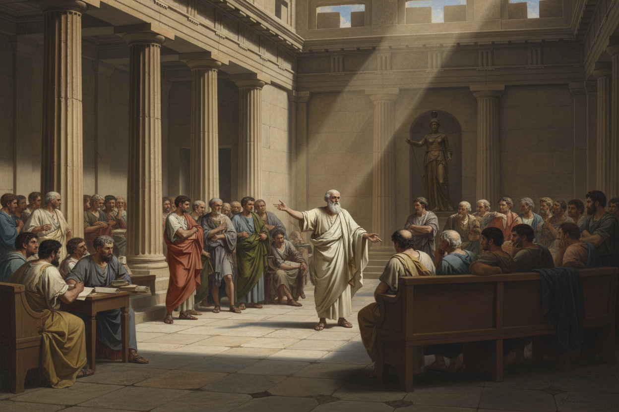 Der Prozess gegen Sokrates (399 v. Chr.): Ein Meilenstein in der Rechts- und Philosophiegeschichte