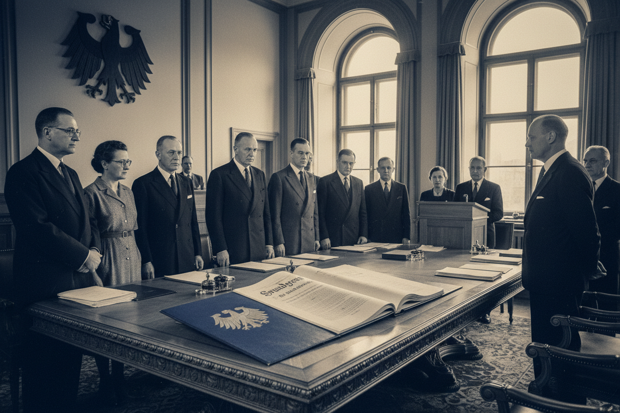 Die Einführung des Grundgesetzes in Deutschland (1949): Die Geburtsstunde der modernen deutschen Verfassung