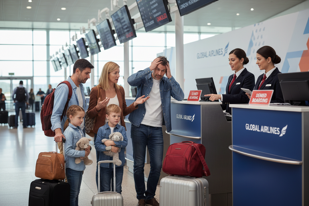 Fluggäste müssen sich spätestens 45 Minuten vor Abflug zur Abfertigung einfinden, sofern keine andere Zeit klar und ausdrücklich vorgegeben wurde.