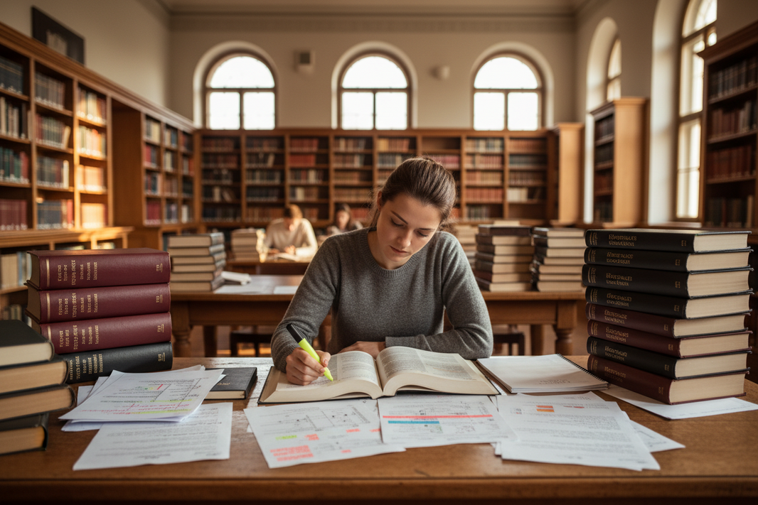 Wie viele Stunden am Tag sollte man für das Jura-Examen lernen?