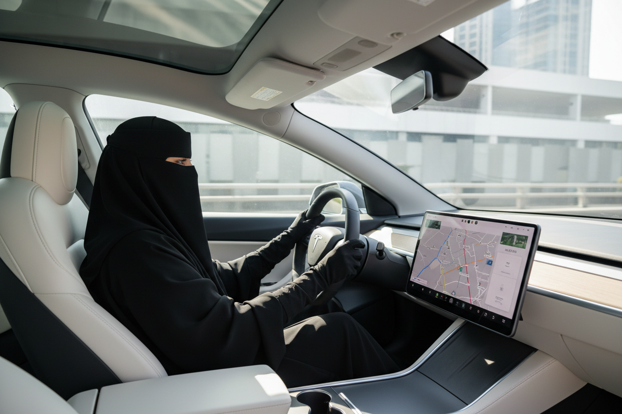 Niqab mit QR-Code ersetzt nicht die Identifizierbarkeit am Steuer