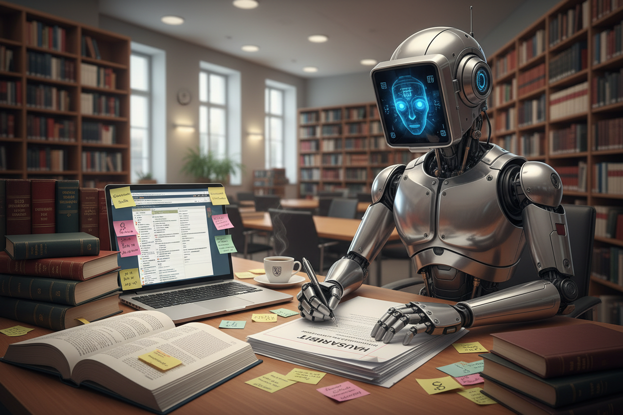 ChatGPT besteht eine juristische Hausarbeit – die Korrektur vergibt drei unterschiedliche Noten.