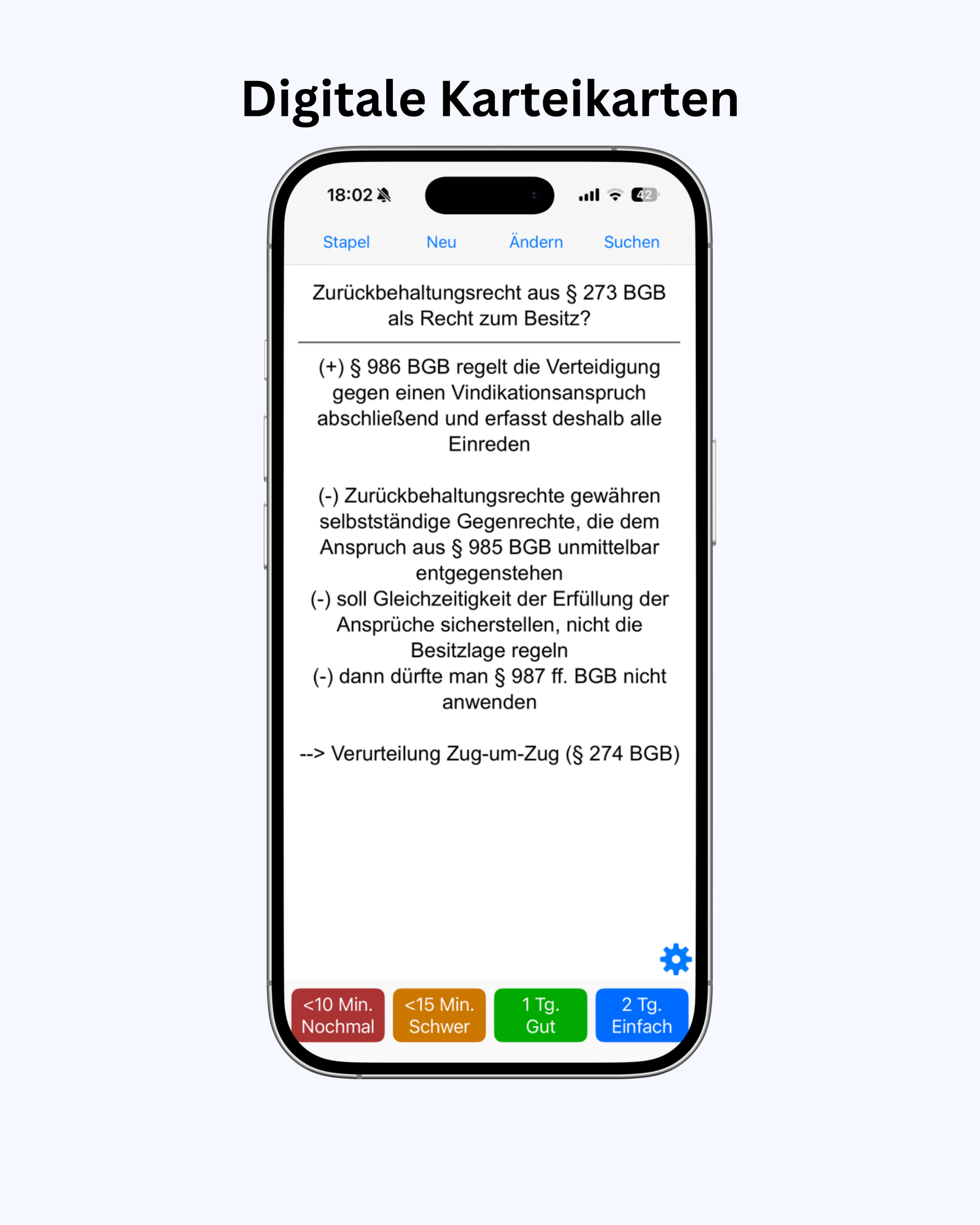 Jurakarteikarten - Law School Germany