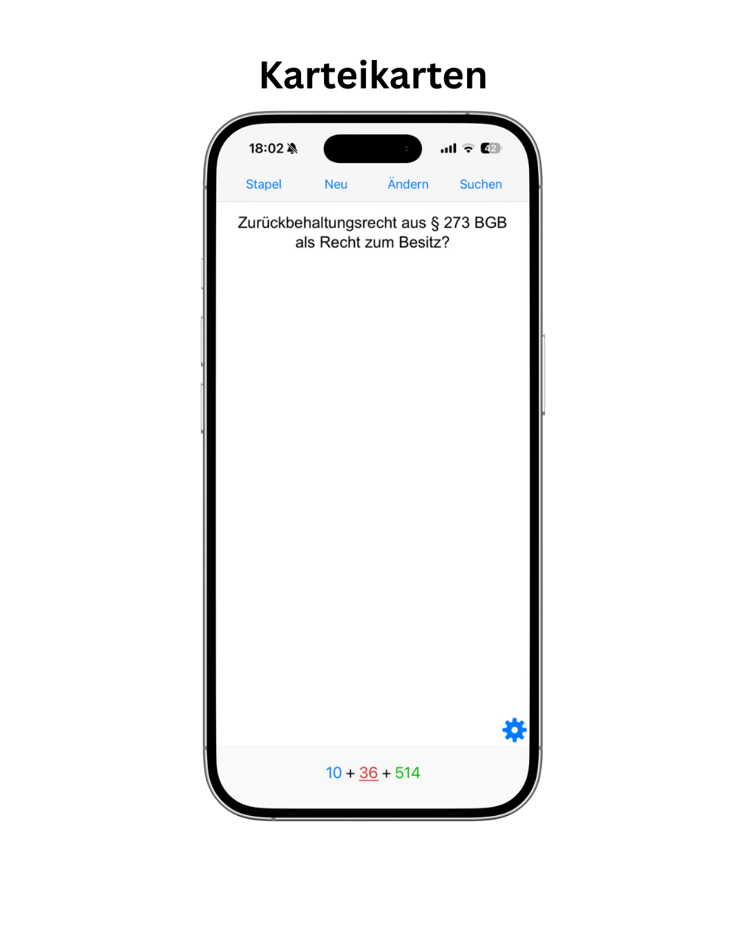 Jurakarteikarten - Law School Germany