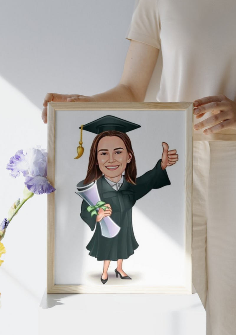 Personalisierte Karikatur für Juristen – Das perfekte Geschenk für Anwälte, Richter und Jurastudenten - Law School Germany
