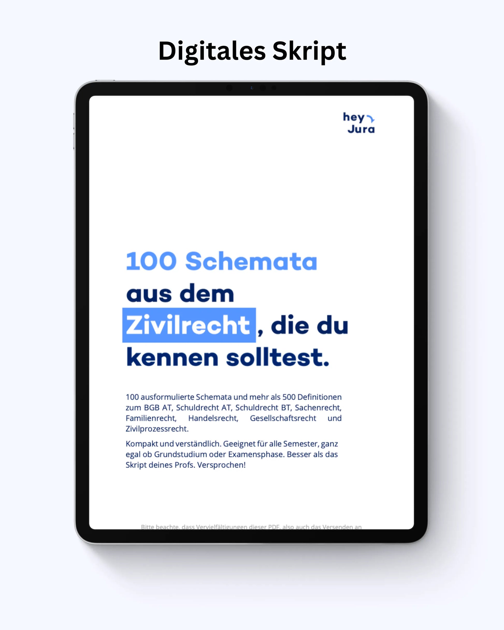Zivilrecht-Skript von heyJura (Digital) - Law School Germany