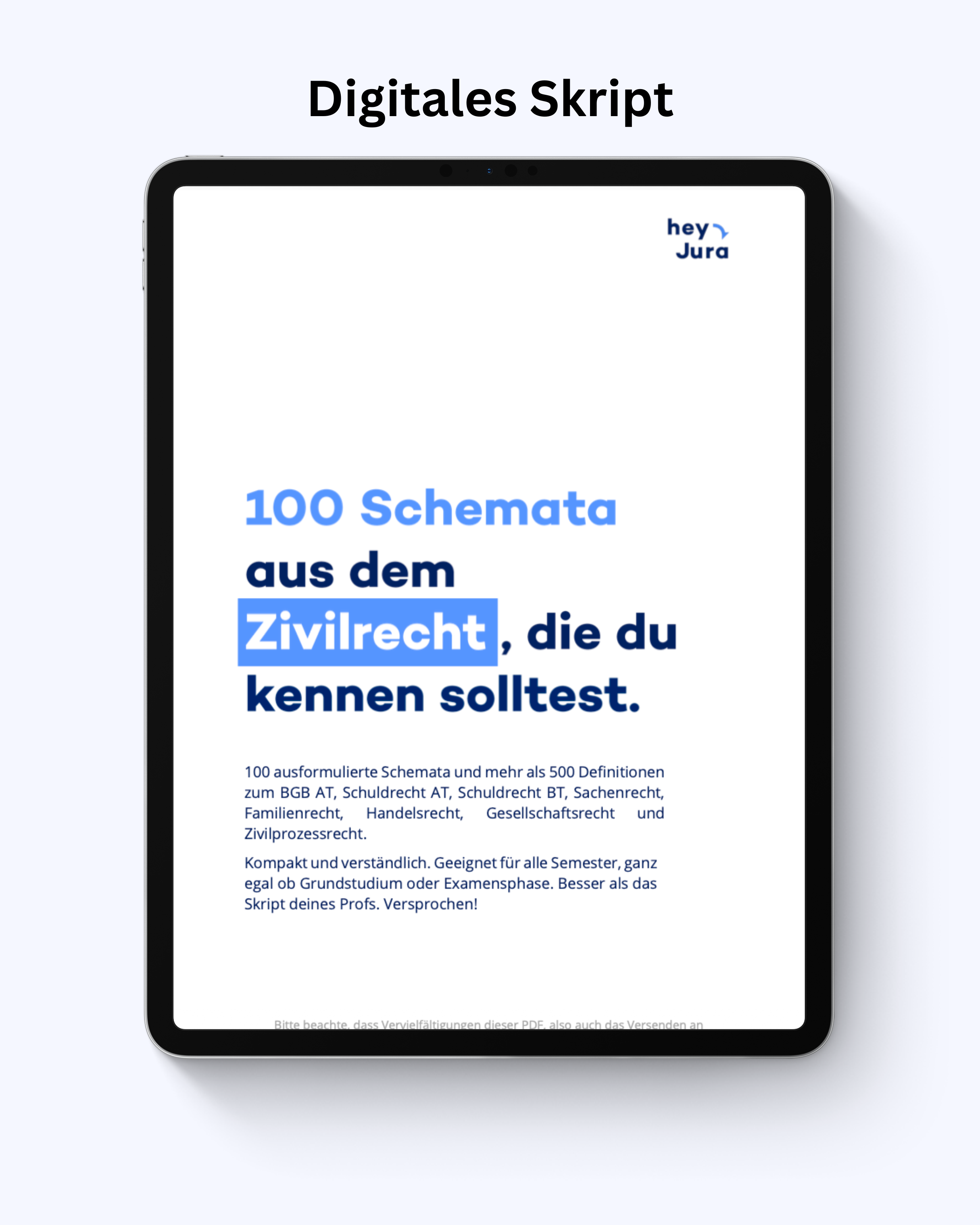 Zivilrecht-Skript von heyJura (Digital) - Law School Germany