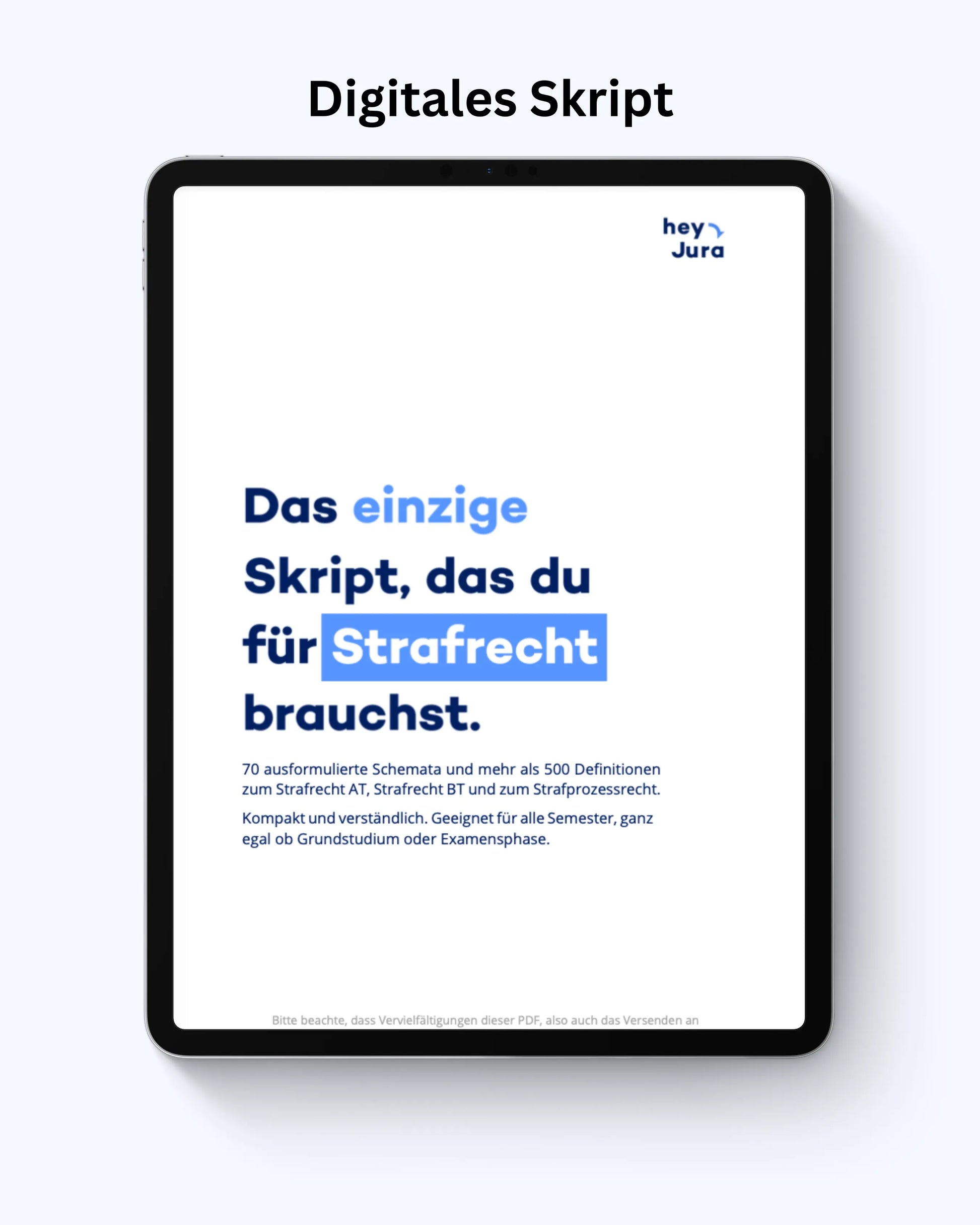 Strafrecht-Skript von heyJura (Digital) - Law School Germany