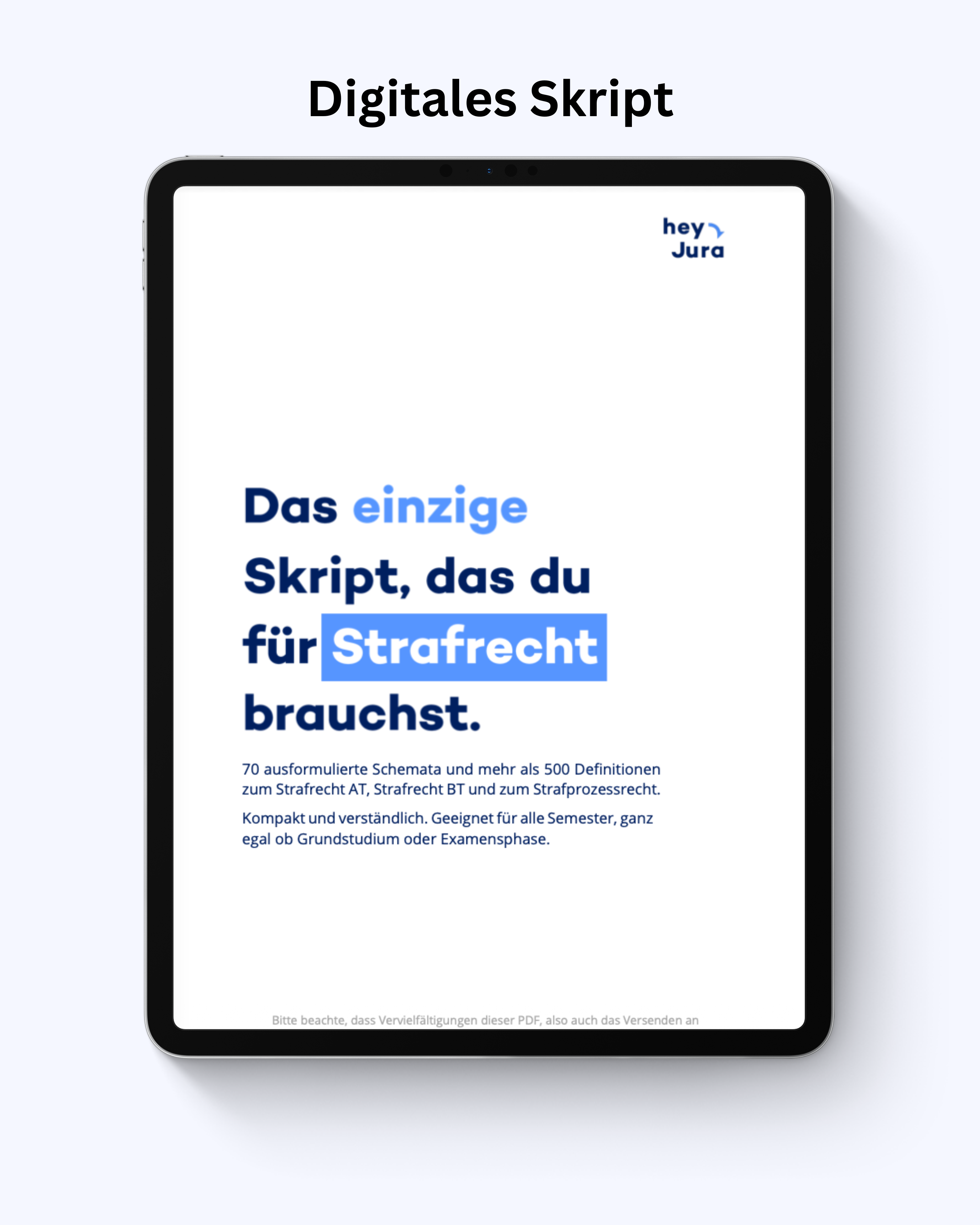 Strafrecht-Skript von heyJura (Digital) - Law School Germany