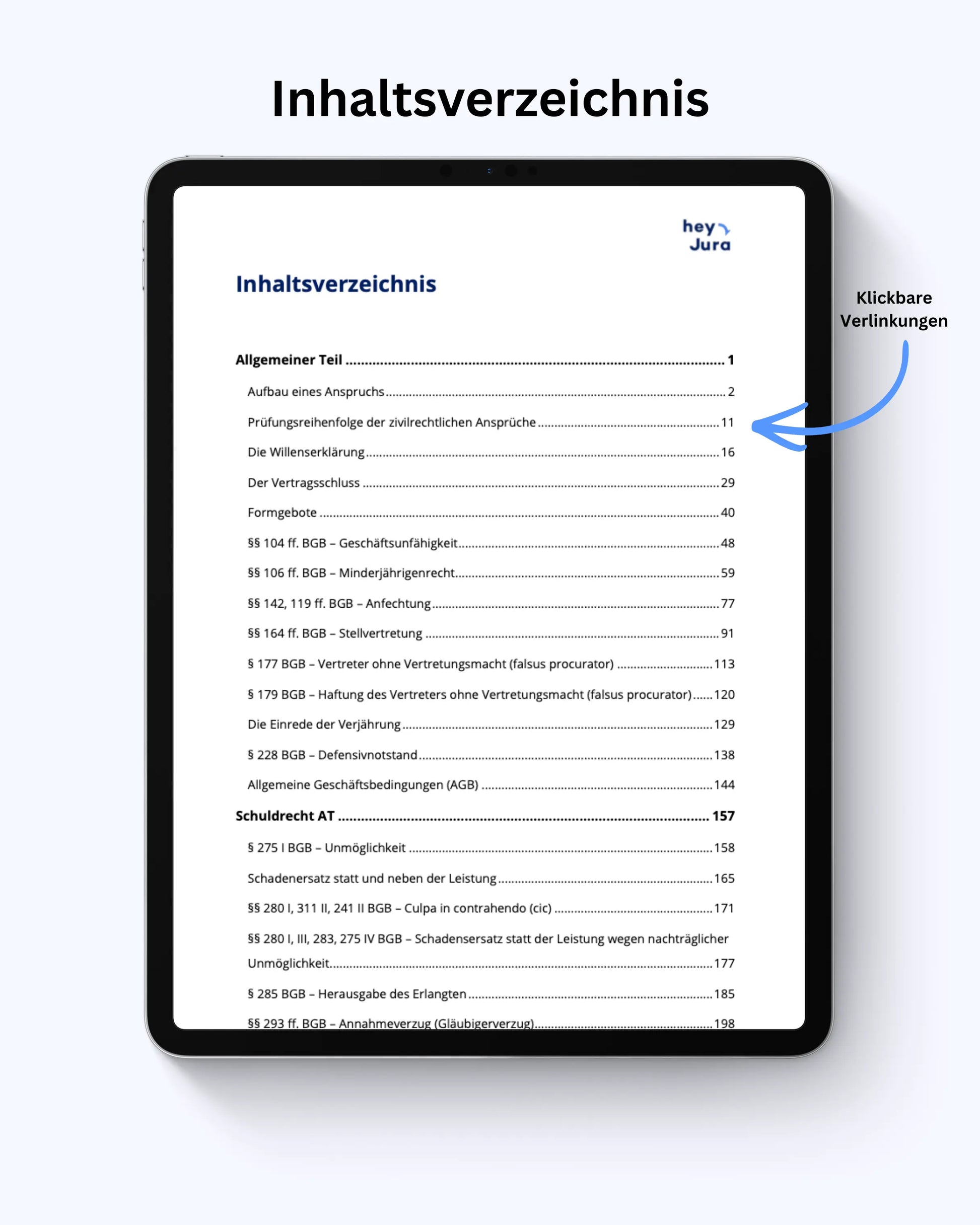 Zivilrecht-Skript von heyJura (Digital) - Law School Germany