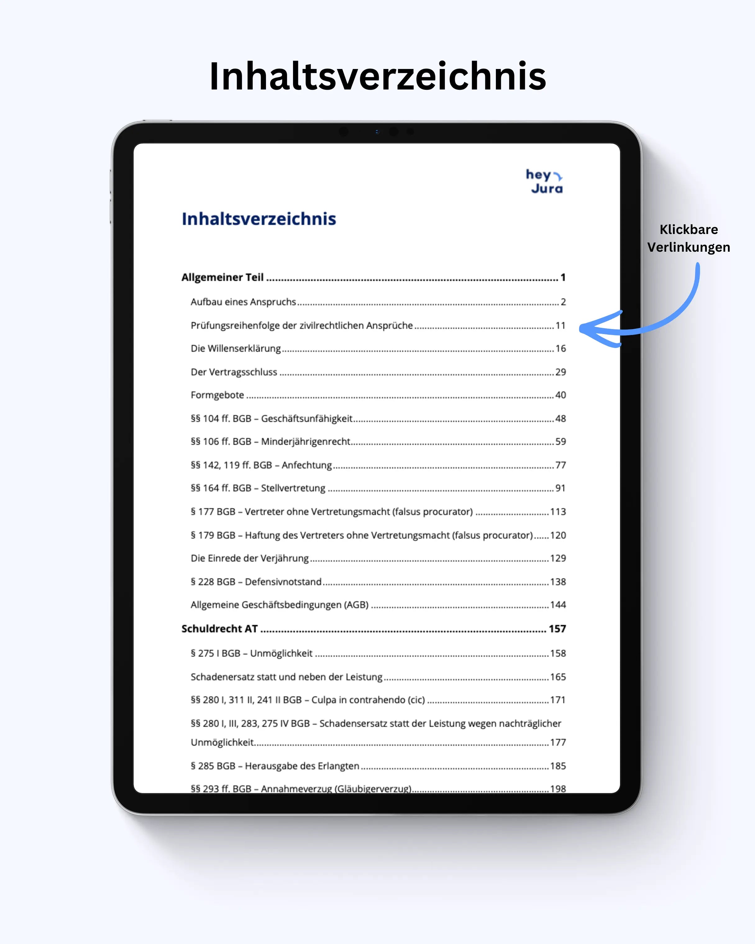Zivilrecht-Skript von heyJura (Digital) - Law School Germany
