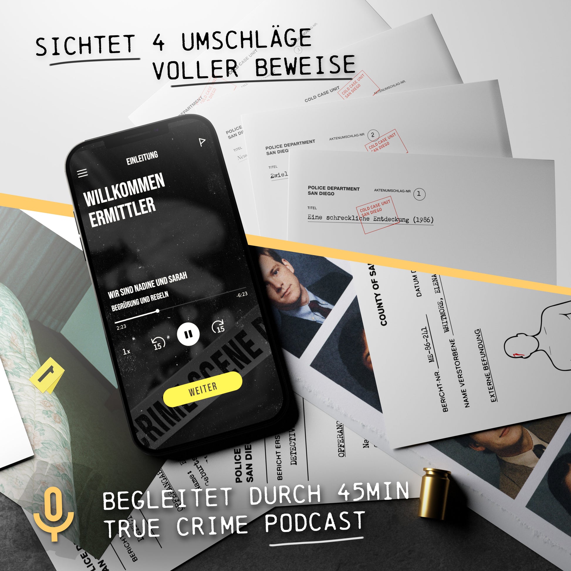 True Crime Spiel: Akte Fehltritt - Law School Germany