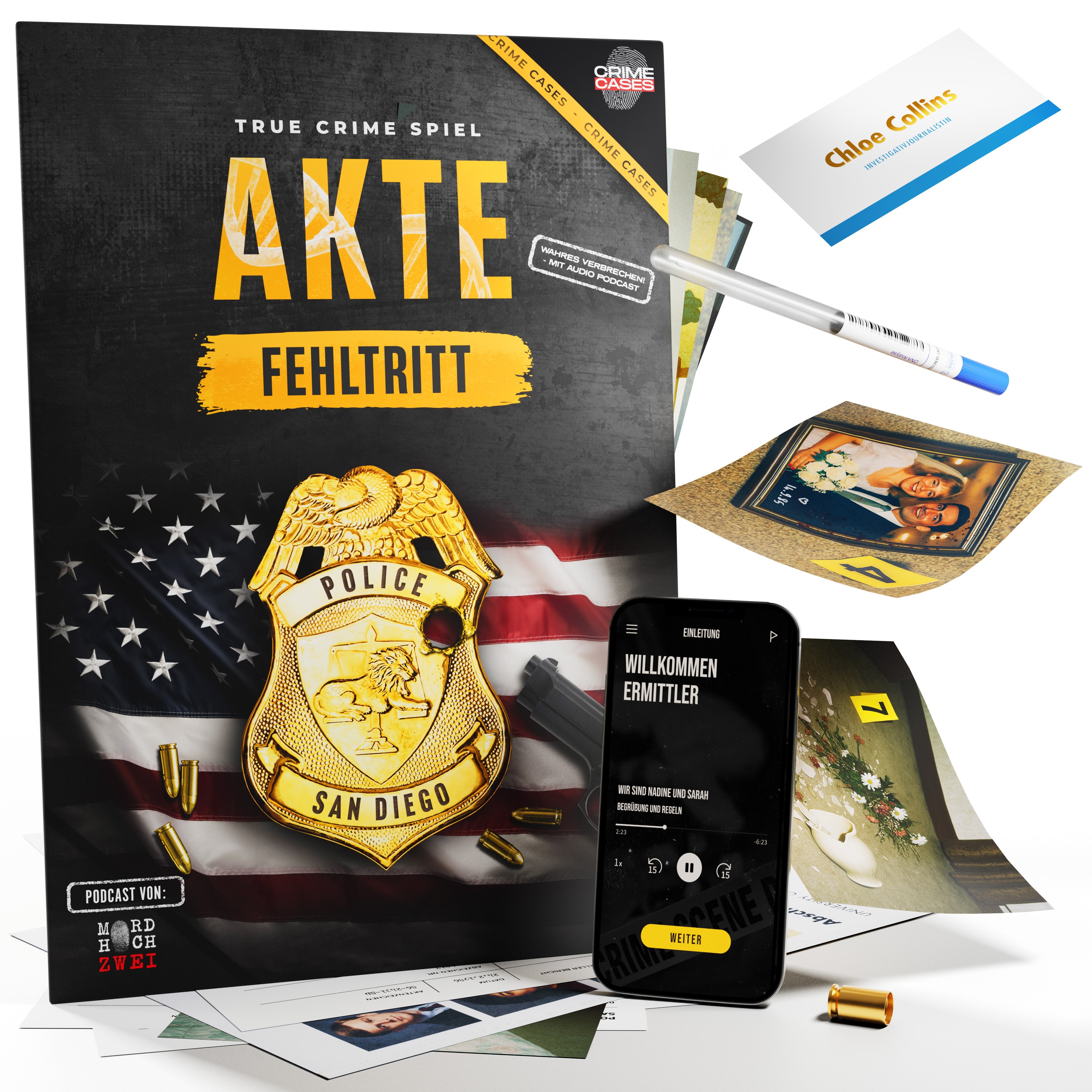 True Crime Spiel: Akte Fehltritt - Law School Germany