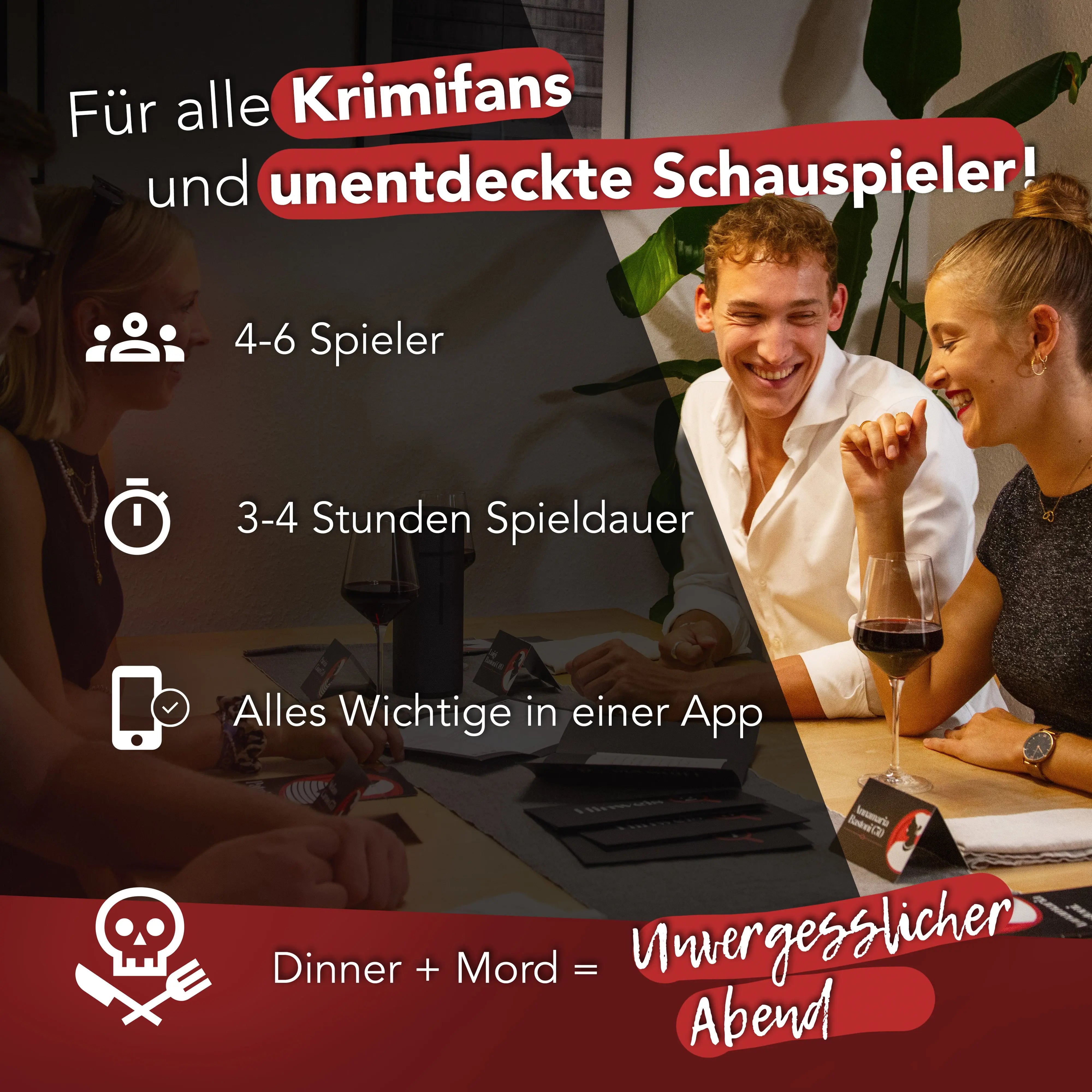 Kartenspiel: Krimidinner "Der letzte Pate" - Law School Germany