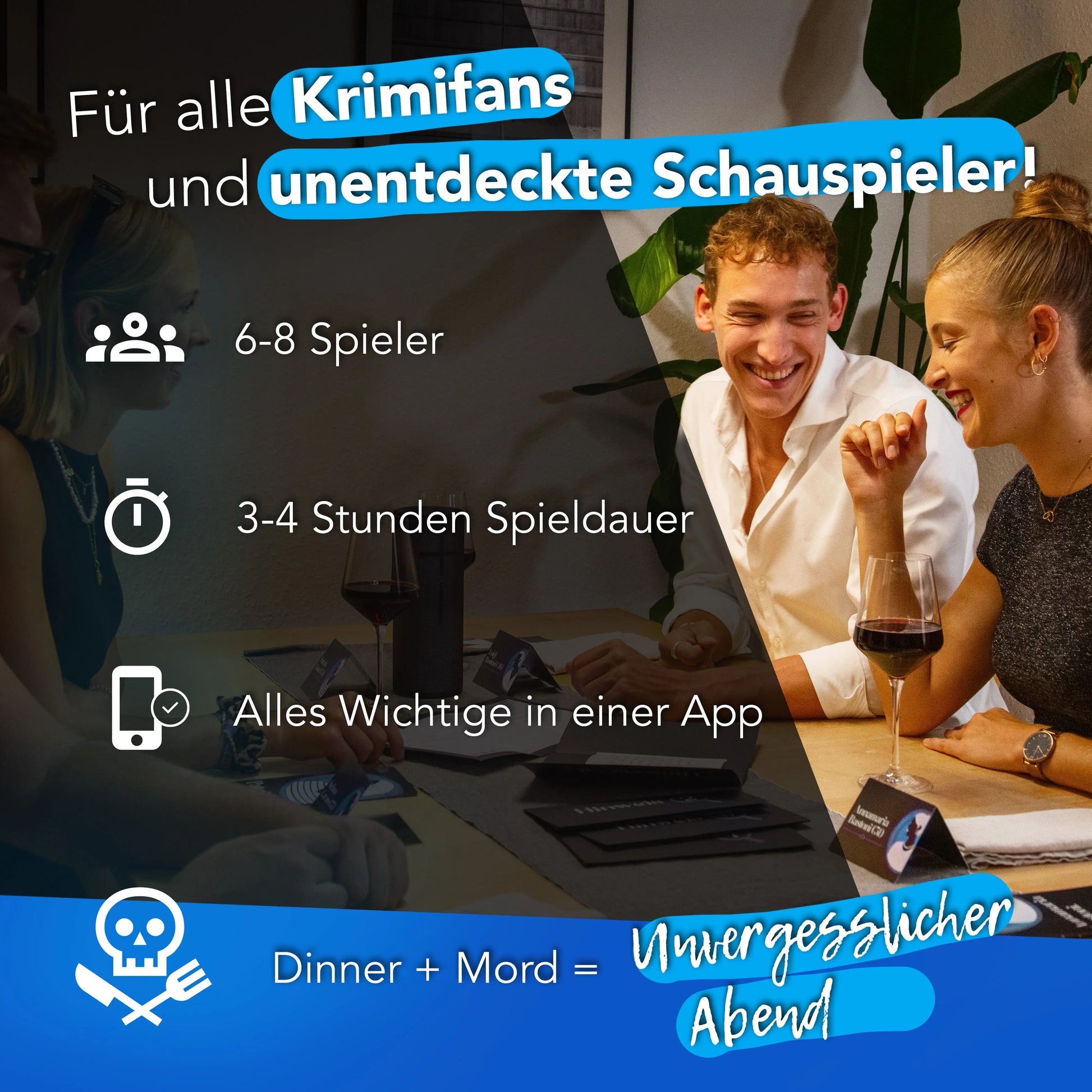 Kartenspiel: Krimidinner "Das letzte Konzert" - Law School Germany
