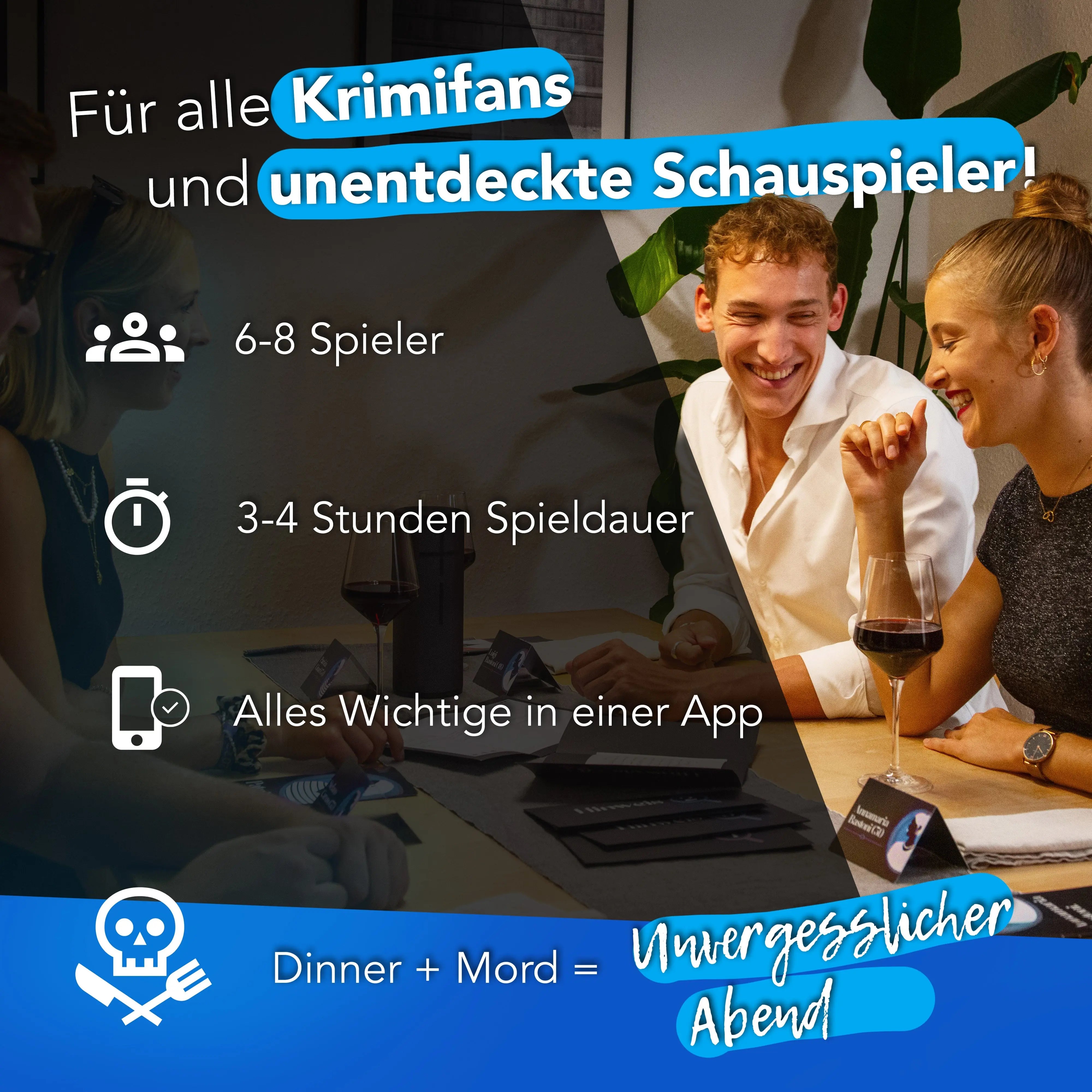 Kartenspiel: Krimidinner "Das letzte Konzert" - Law School Germany