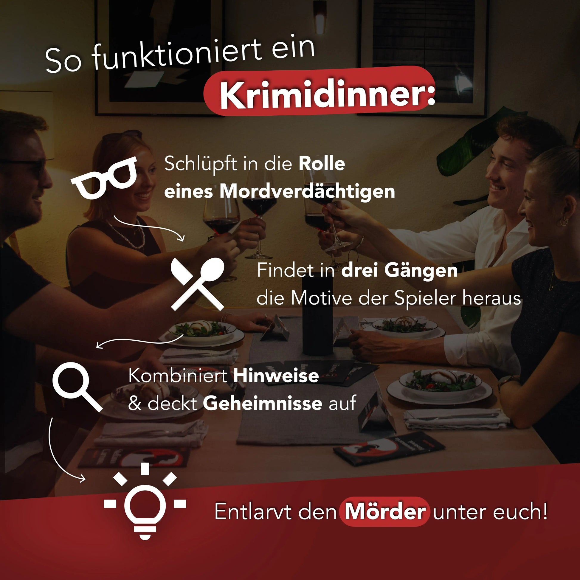Kartenspiel: Krimidinner "Der letzte Pate" - Law School Germany