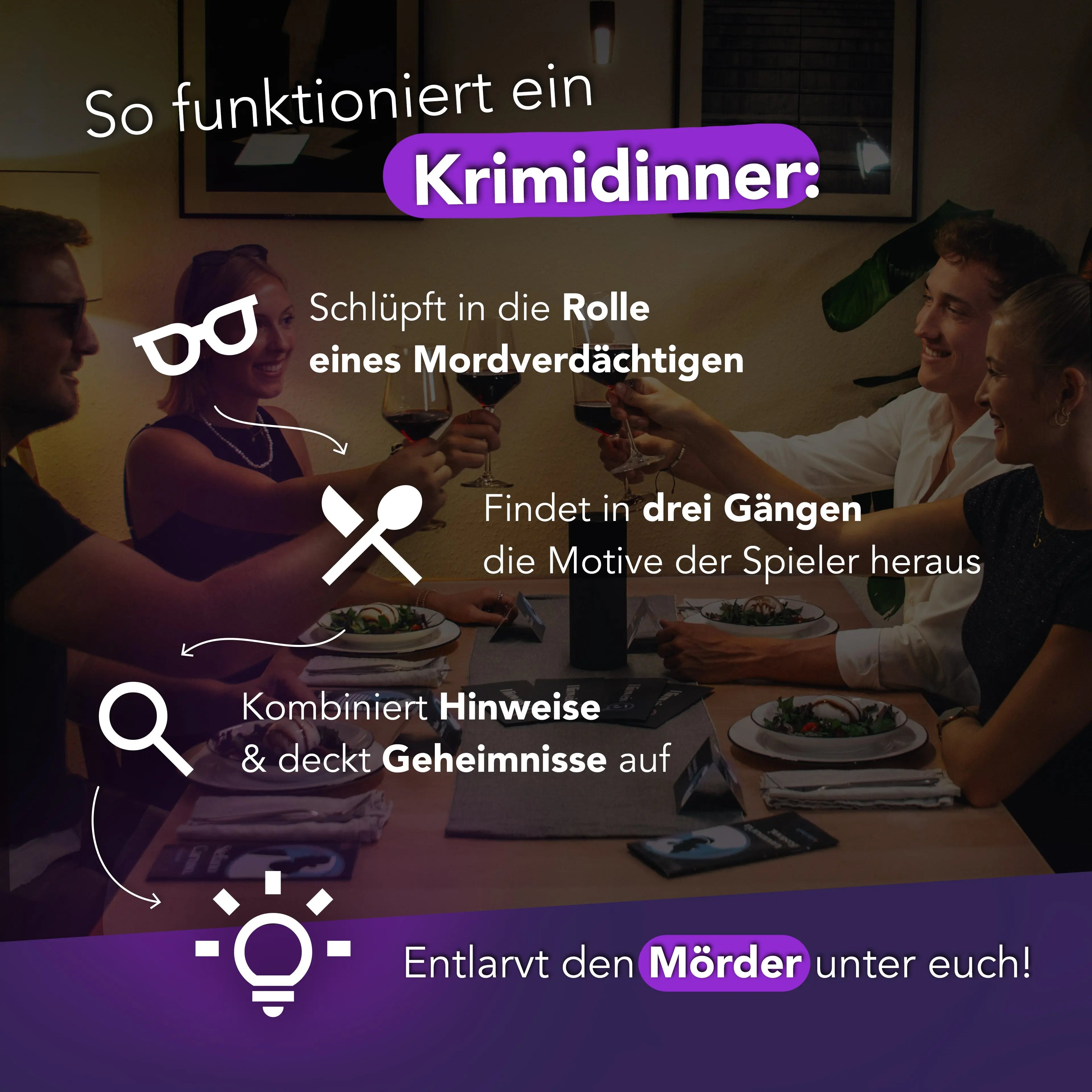 Kartenspiel: Krimidinner "Das letzte Meeting" - Law School Germany