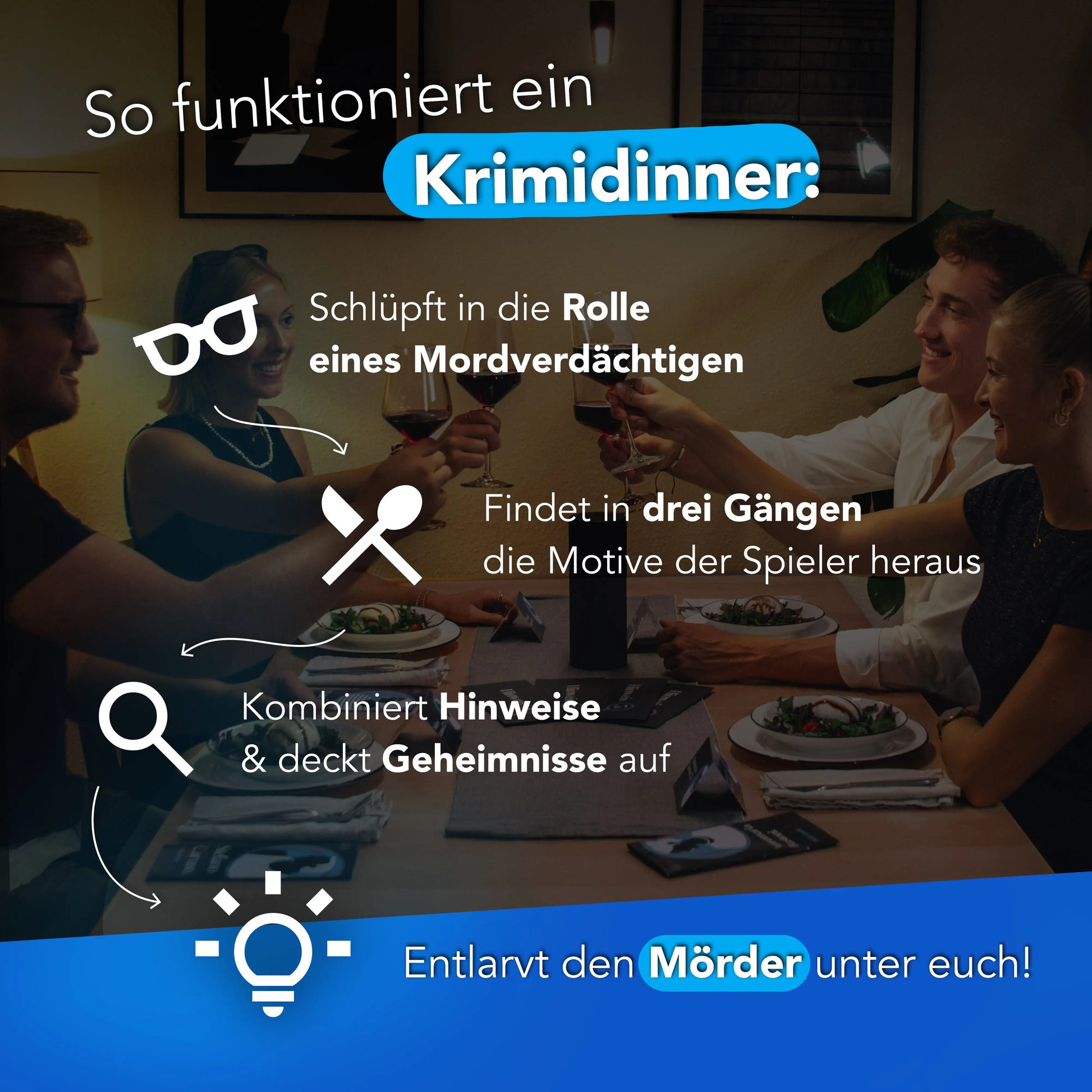 Kartenspiel: Krimidinner "Das letzte Konzert" - Law School Germany