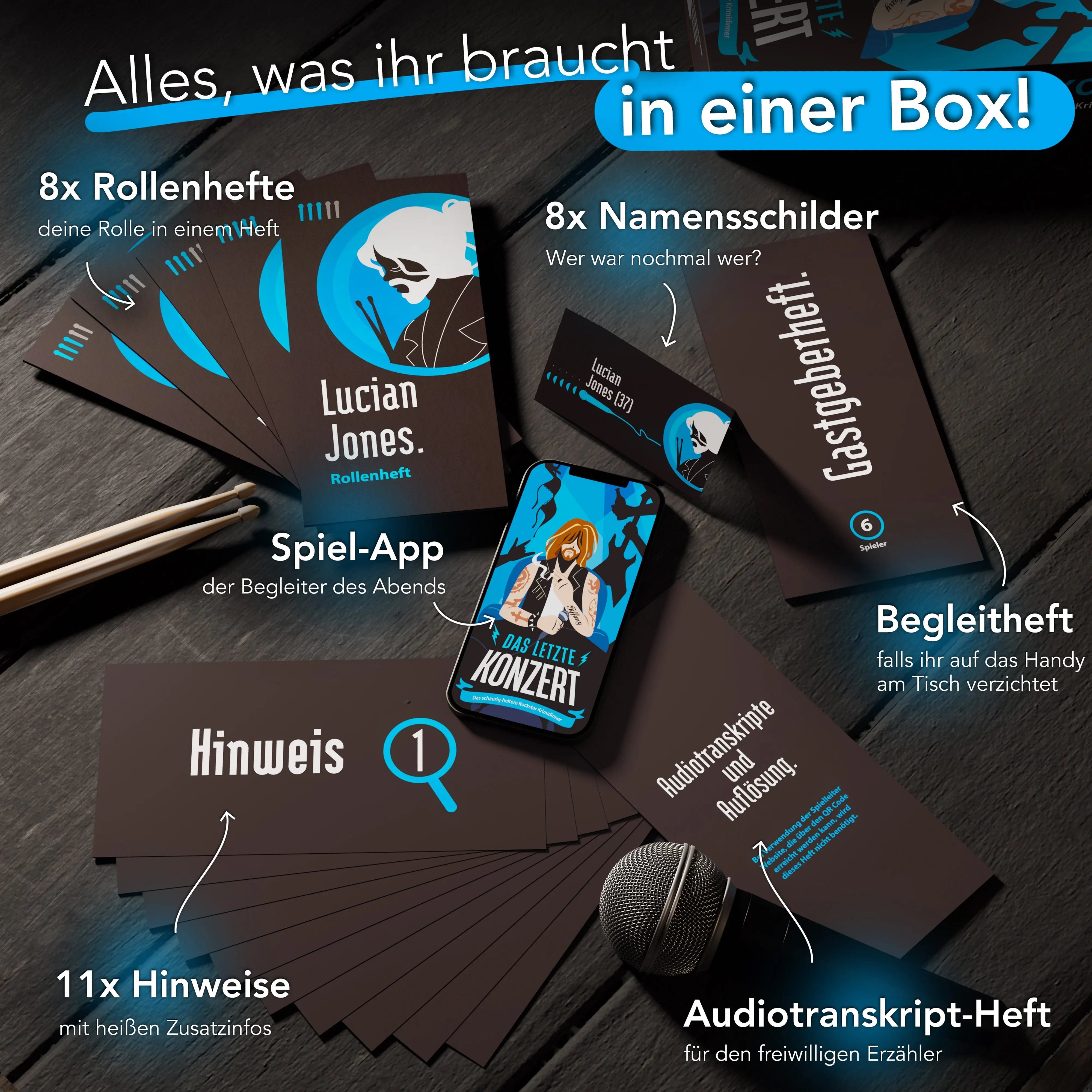 Kartenspiel: Krimidinner "Das letzte Konzert" - Law School Germany